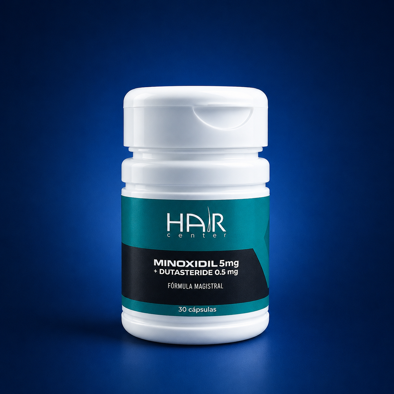 Cápsulas Minoxidil 5mg + Dutasteride 0.5mg